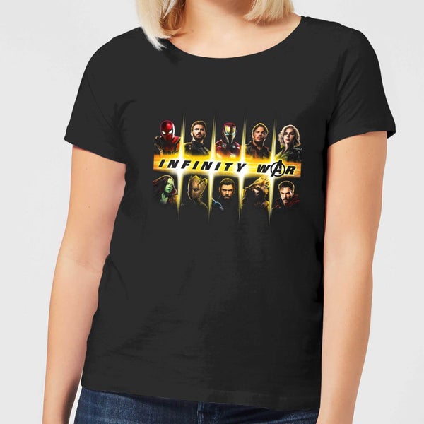 T-Shirt Femme L'Équipe Avengers - Noir