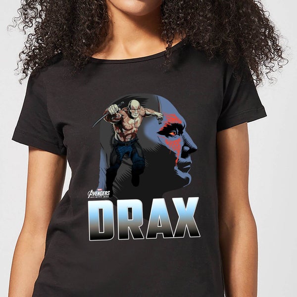 T-Shirt Femme Drax Avengers - Noir