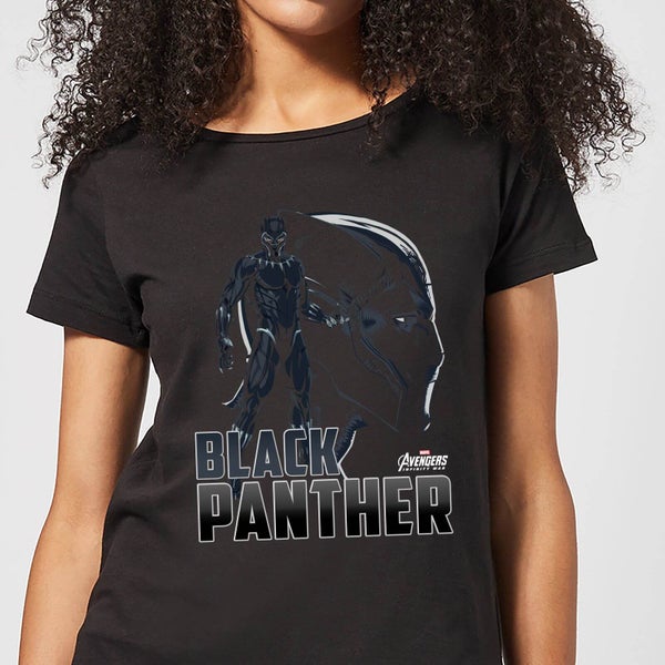 T-Shirt Femme Black Panther Avengers - Noir