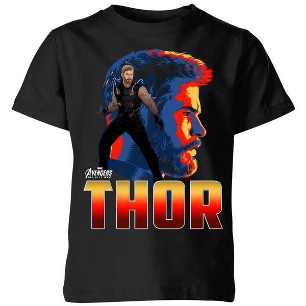 T-Shirt Enfant Thor Avengers - Noir