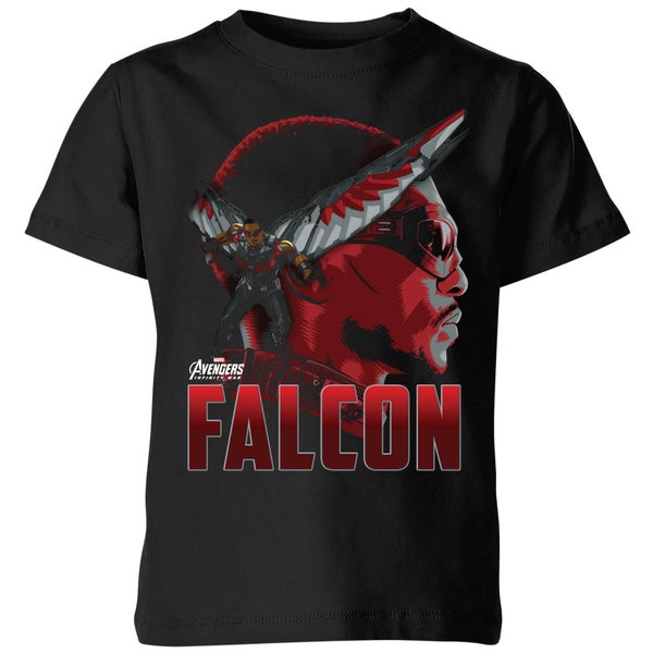 T-Shirt Enfant Falcon Avengers - Noir