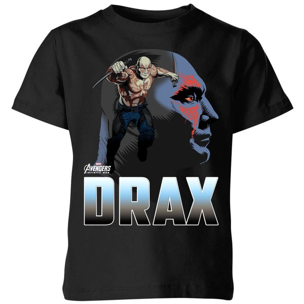 T-Shirt Enfant Drax Avengers - Noir