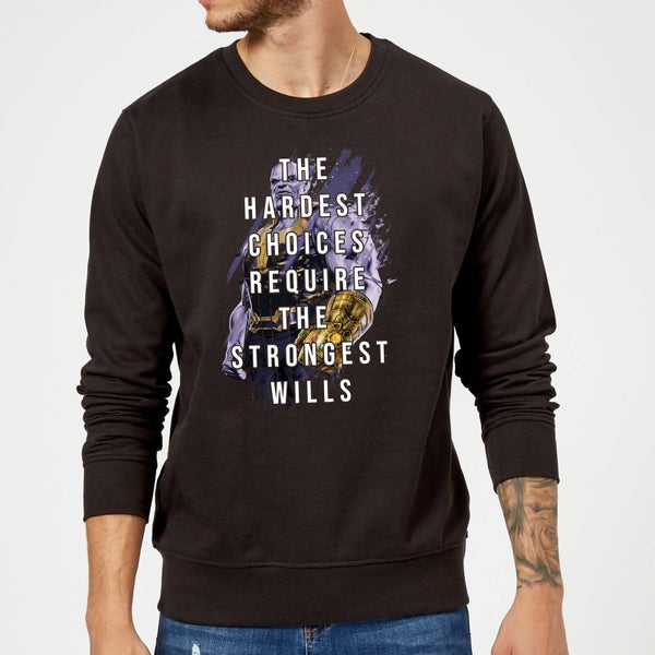 Avengers The Strongest Will Sweatshirt - Black