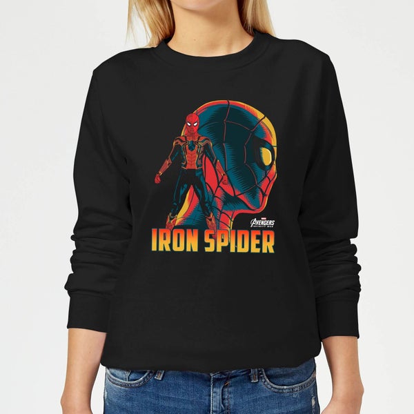 Sweat Femme Iron Spider Avengers - Noir