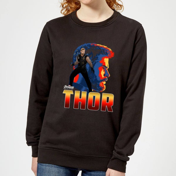 Avengers Thor Women's Sweatshirt - Black