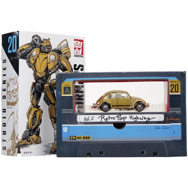 Hasbro Transformers: Studio Series 20 Bumblebee Gold Volkswagen Beetle Vol. 2 Retro Pop Highway