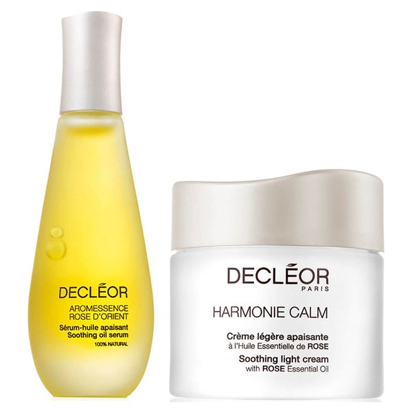 Duo de Sérum-Huile Jeunesse Aromessence™ Rose d'Orient et de Crème Légère Apaisante Harmonie Calm DECLÉOR