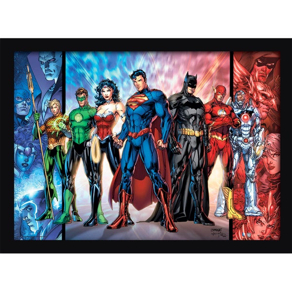 DC Comics (Justice League United) Framed 30 x 40cm Print