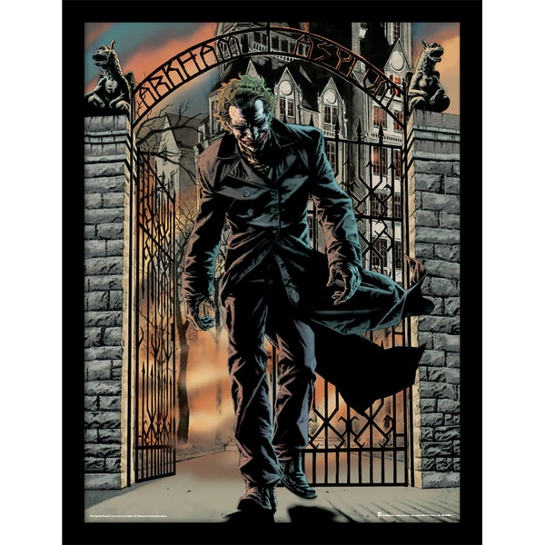 Batman (The Joker Released) Framed 30 x 40cm Print