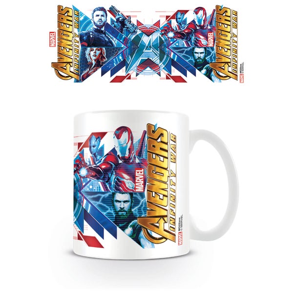 Avengers: Infinity War (Red Blue Assemble) Coffee Mug