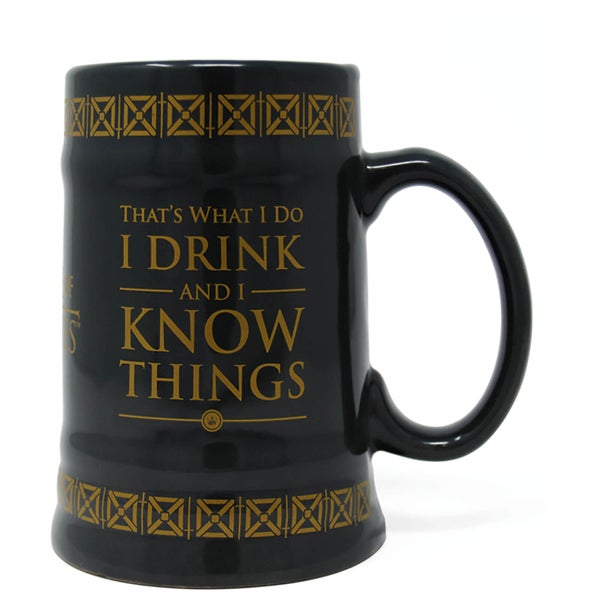 Game Of Thrones Drink & Know Things keramische mok