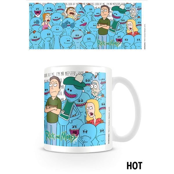 Rick and Morty (Jerry and Mr Meeseeks) Heat Changing Mug