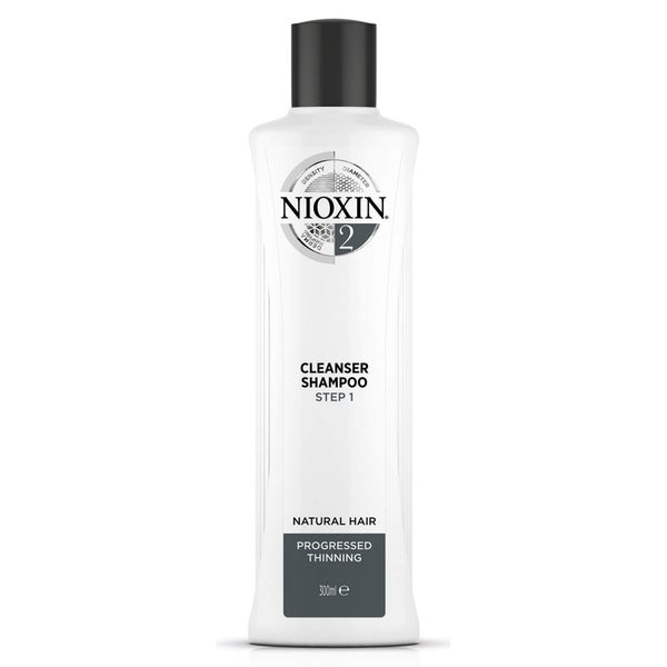 NIOXIN 3-part System 2 Cleanser Shampoo for Natural Hair with Progressed Thinning 300ml