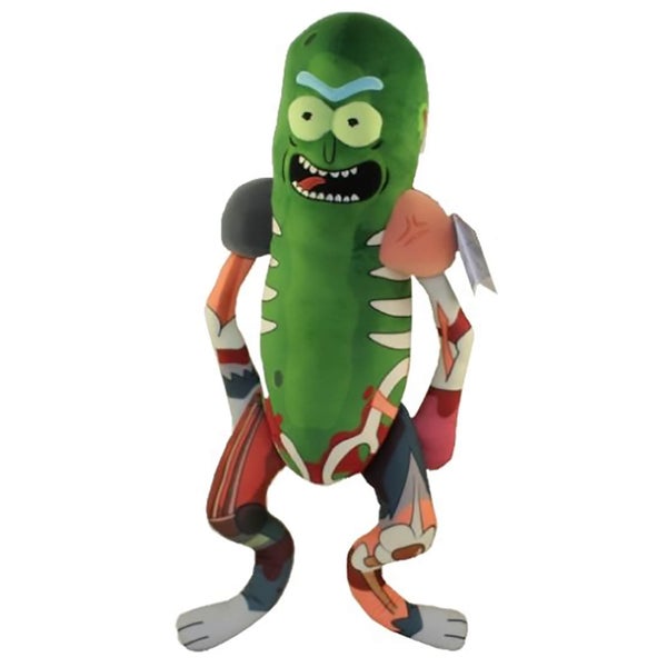 Rick and Morty Pickle Rick in Rat Suit 18"" Galactic Plushie