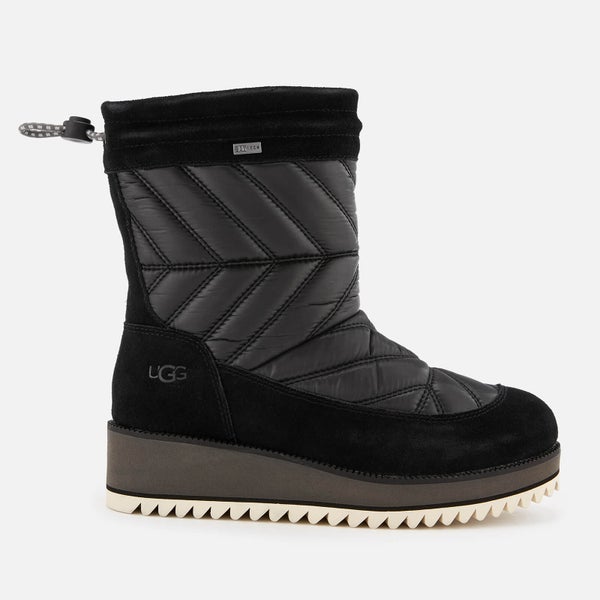 UGG Women's Beck Waterproof Quilted Boots - Black