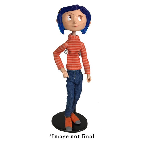 Figurine Coraline avec Jean et T-Shirt Rayé - NECA