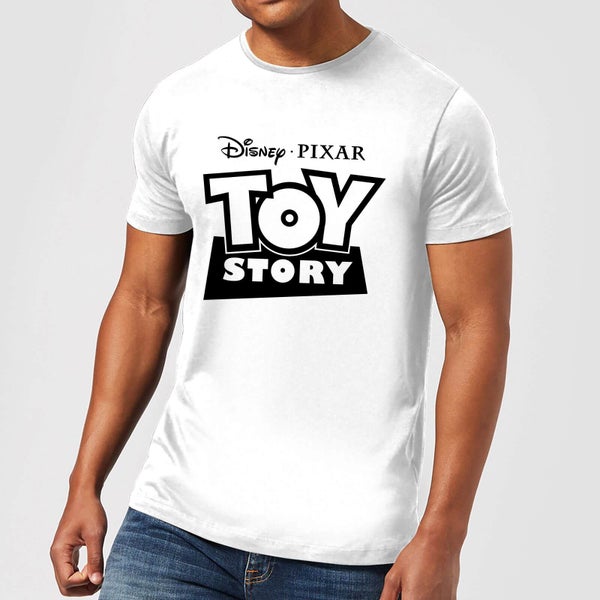 T-Shirt Homme Contour du Logo Toy Story - Blanc