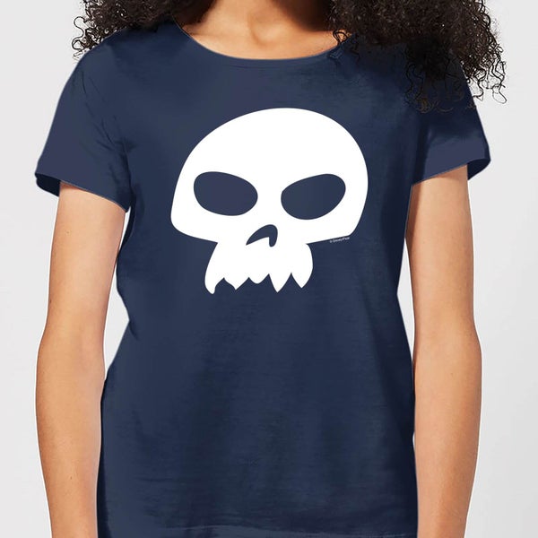 T-Shirt Femme Tête de Mort de Sid Toy Story - Bleu Marine