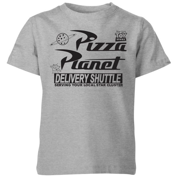 T-Shirt Enfant Logo Pizza Planet Toy Story - Gris