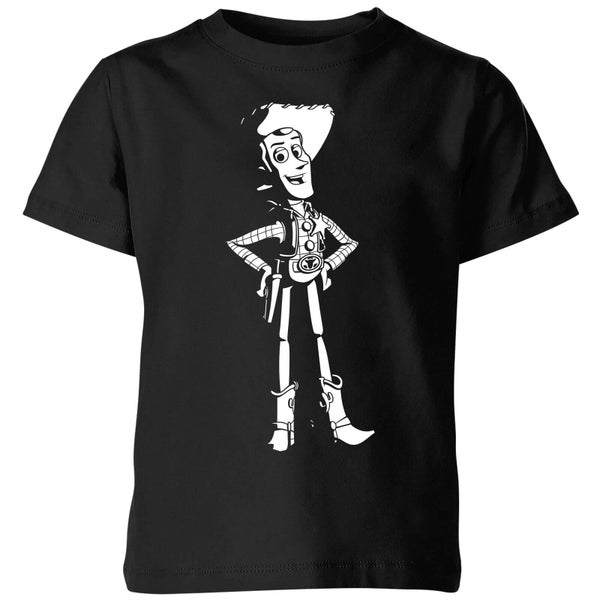 T-Shirt Enfant Sheriff Woody Toy Story - Noir