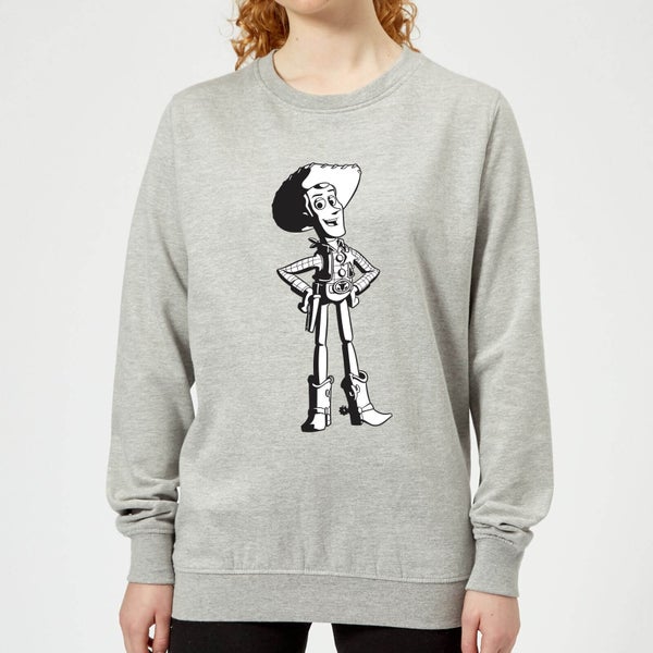 Sweat Femme Sheriff Woody Toy Story - Gris