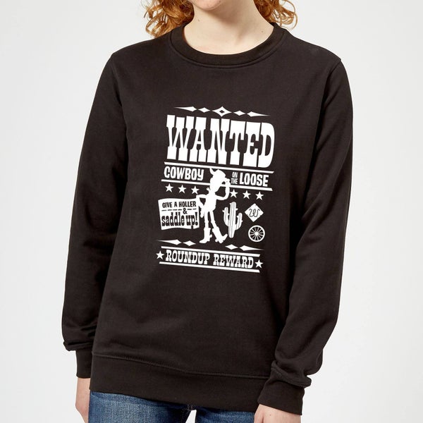 Toy Story Wanted Poster Women's Sweatshirt - Black