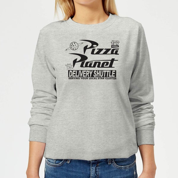 Sweat Femme Logo Pizza Planet Toy Story - Gris