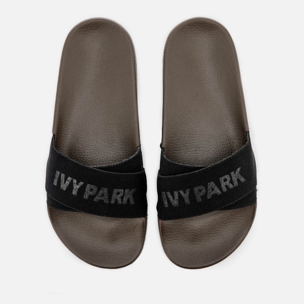 Ivy Park Women's Logo Tape Slide Sandals - Crocodile