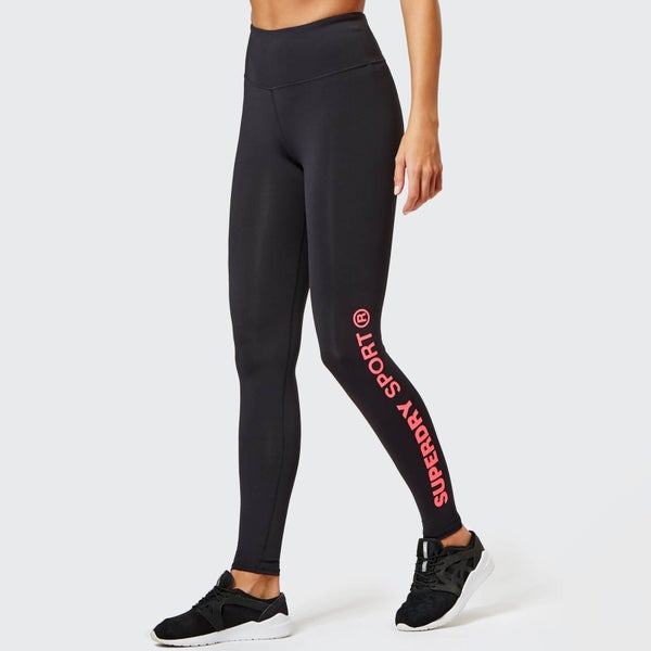 Superdry Sport Women's Core Essential Leggings - Black