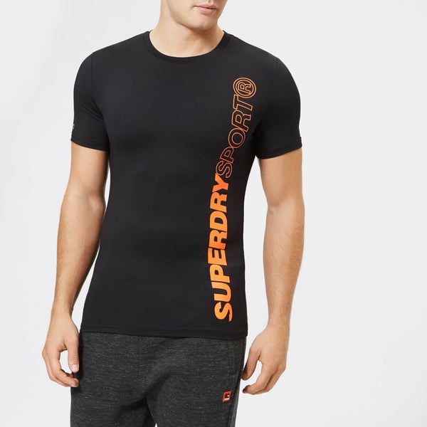 Superdry Sport Men's Active Short Sleeve T-Shirt - Black