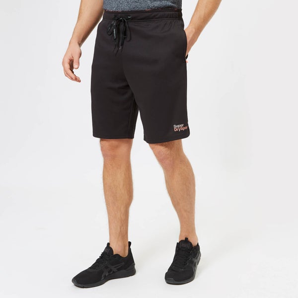 Superdry Sport Men's Core Train Relax Tricot Shorts - Black