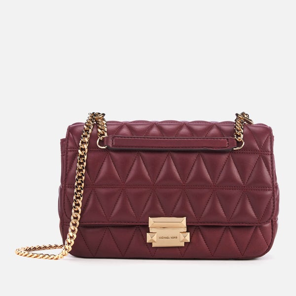 MICHAEL MICHAEL KORS Women's Sloan Large Chain Shoulder Bag - Oxblood