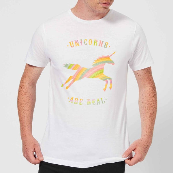Florent Bodart Unicorns Are Real Men's T-Shirt - White