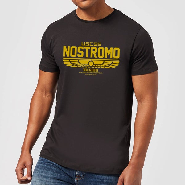 Alien USCSS Nostromo T-shirt - Zwart
