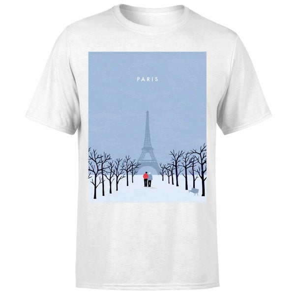 Paris Men's T-Shirt - White