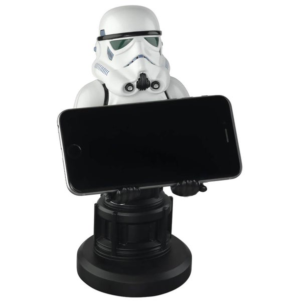 Star Wars verzamelbare Stormtrooper Cable Guy Controller en Smartphonehoude (20 cm)