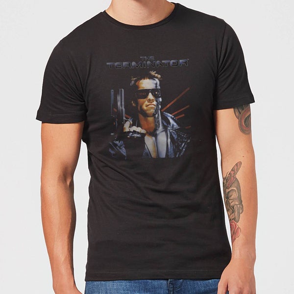 T-Shirt Homme Terminator Vintage - Noir