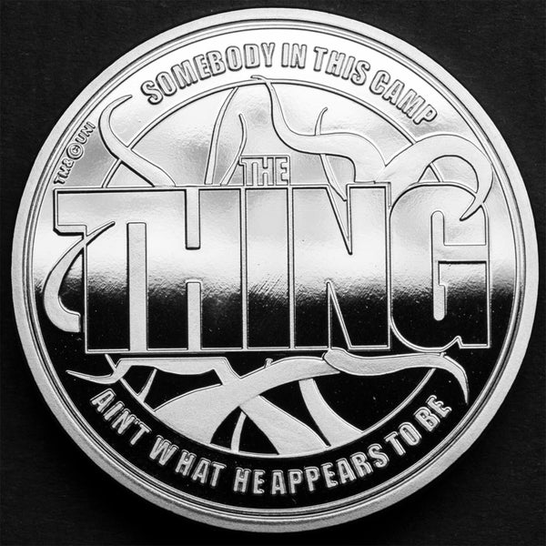 John Carpenter's 'The Thing' Collector’s Limited Edition Coin: Silver Variant – Zavvi Exclusive