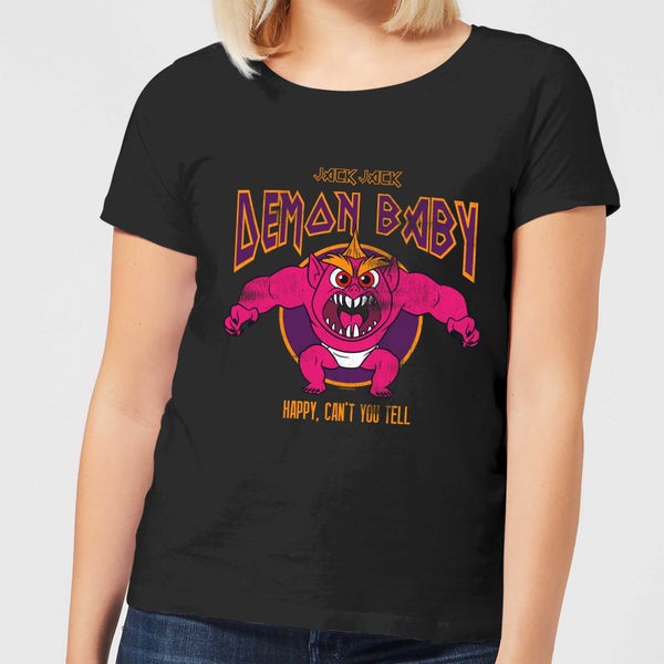 Incredibles 2 Jack Jack Demon Baby Dames T-shirt - Zwart