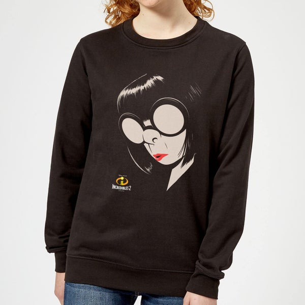 Incredibles 2 Edna Mode Women's Sweatshirt - Black