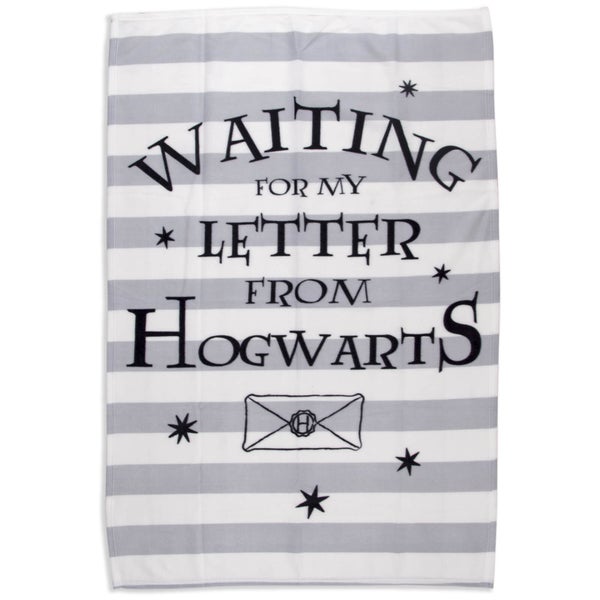 Harry Potter 'Letter from Hogwarts' Fleece Blanket