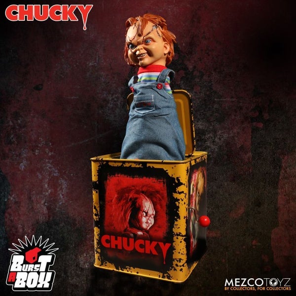 Mezco Scarred Chucky Burst A Box