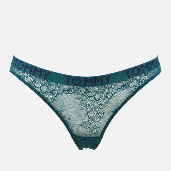 Tommy Hilfiger Women's Lace Bikini Briefs - Green