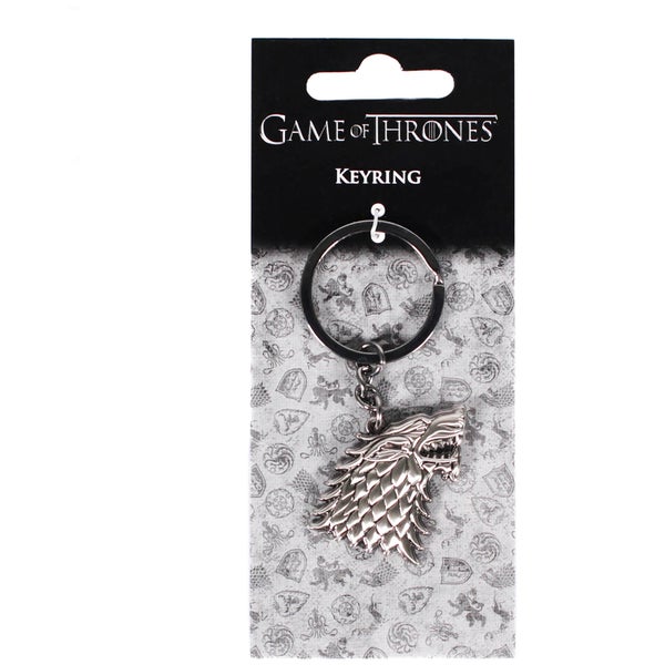 Game of Thrones Stark Keyring