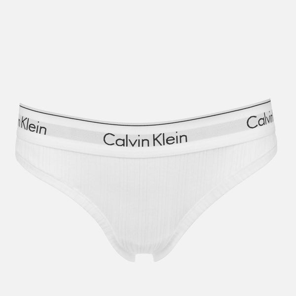Calvin Klein Women's Cotton Bikini Briefs - White