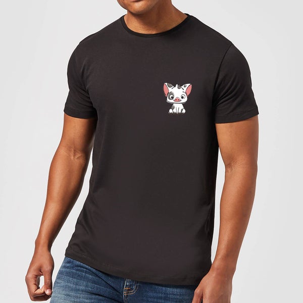 T-Shirt Homme Pua le Cochon Vaiana, la Légende du bout du monde Disney - Noir