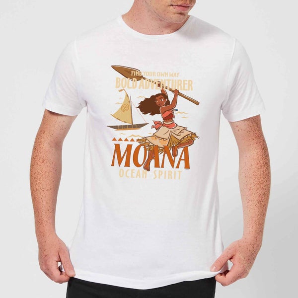 Disney Moana Find Your Own Way Men's T-Shirt - White