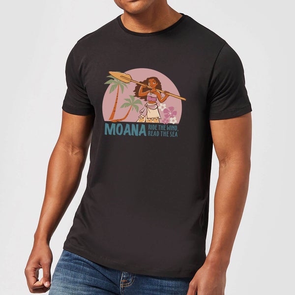 T-Shirt Homme Read The Sea Vaiana, la Légende du bout du monde Disney - Noir