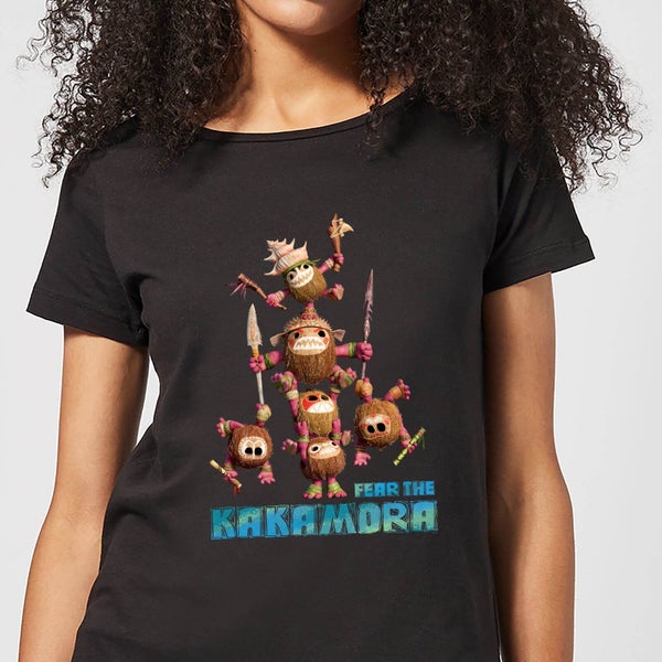 Moana Fear The Kakamora Dames T-shirt - Zwart
