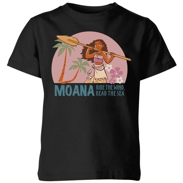 Moana Read The Sea Kids' T-Shirt - Black
